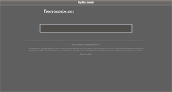 Desktop Screenshot of freeyoutube.net